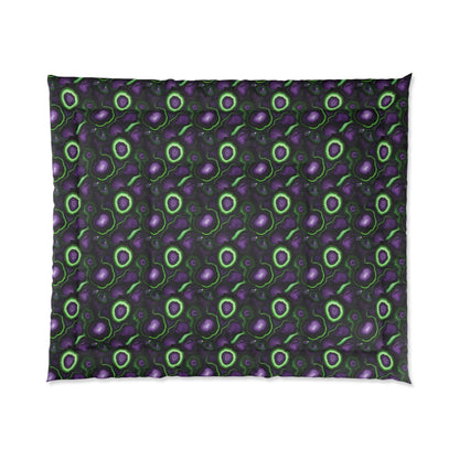 Amethyst & Lime Fracture Basic Bedding Set