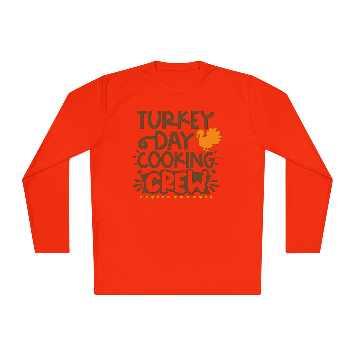 Turkey Day Cooking Crew Adult Long Sleeve Tee
