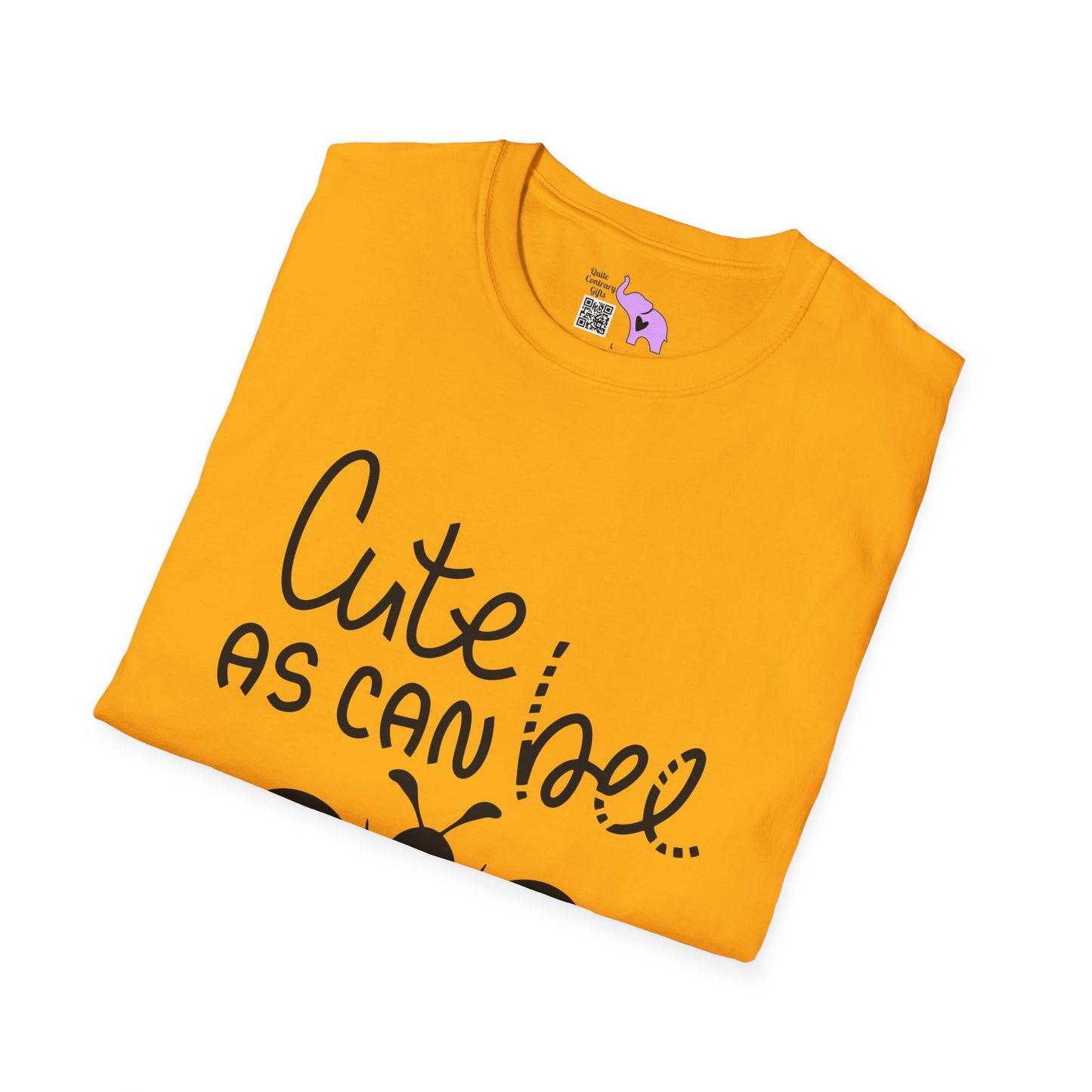 Cute As Can Bee Adult T-shirt