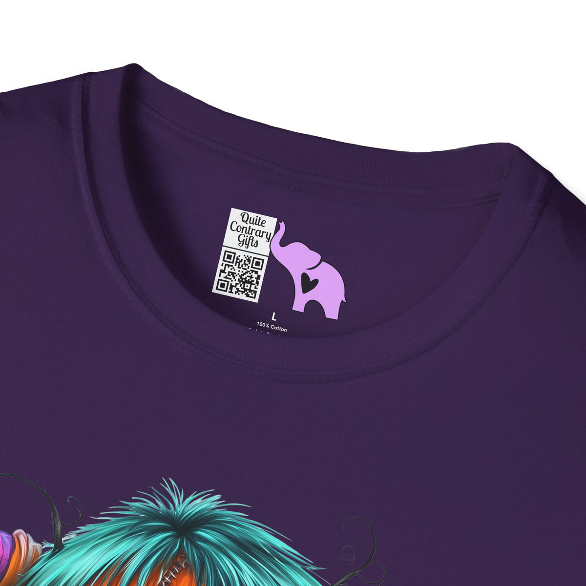 Patchwork Pumpkin Heart Adult T-shirt