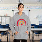 Rainbow Teacher Heavy Blend™ Hooded Sweatshirt