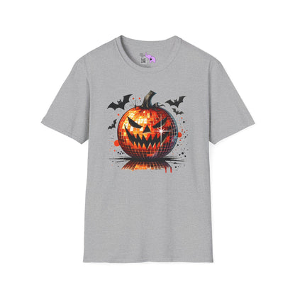 Orange Disco Pumpkin Adult T-shirt