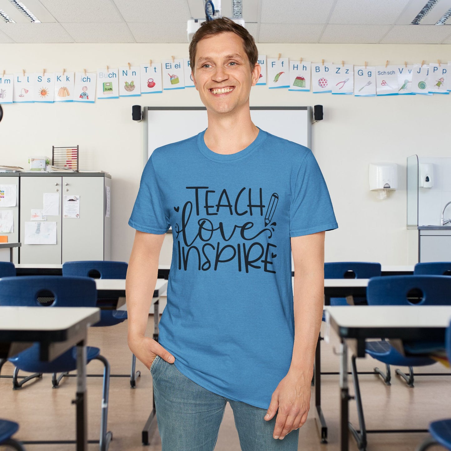 Teach Love Inspire Adult T-shirt
