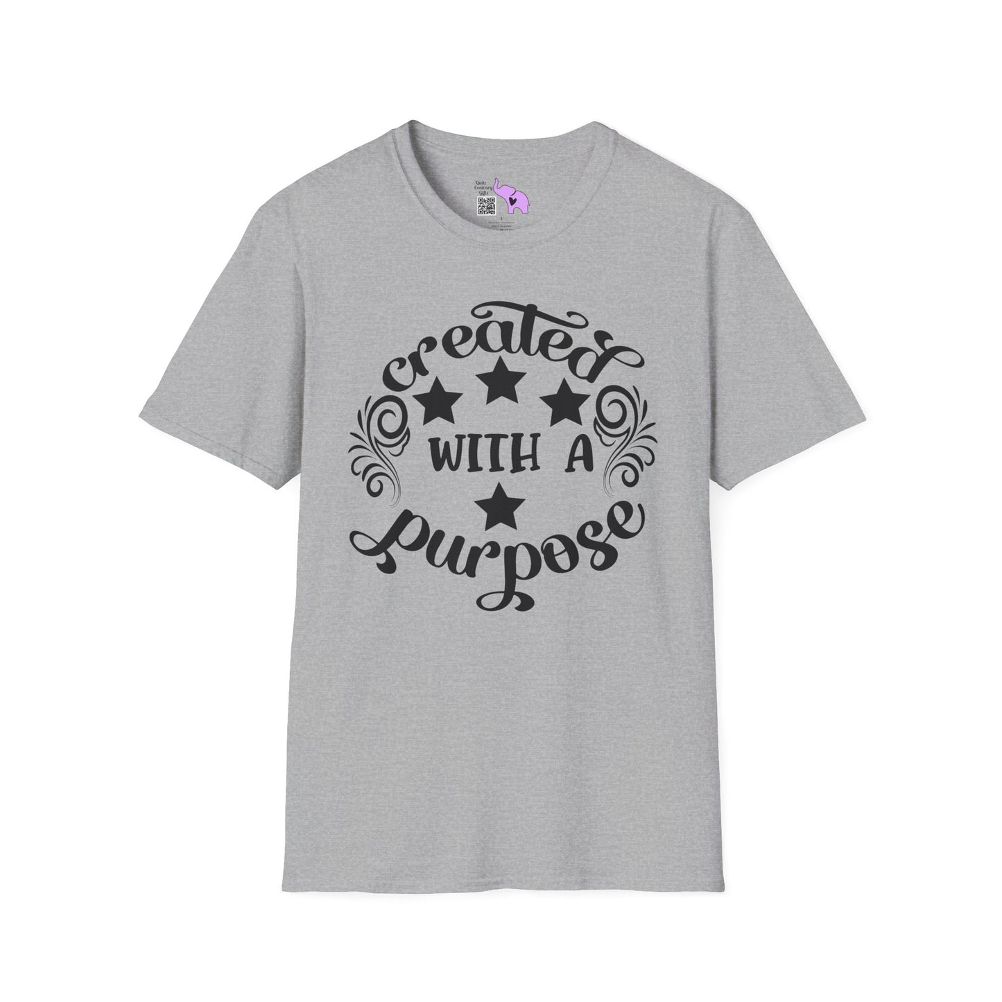 Created With A Purpose Adult T-shirt