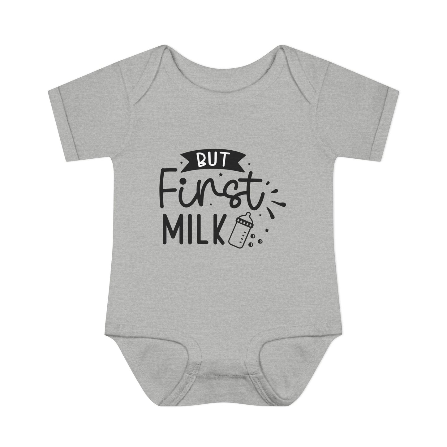 But First Milk Infant Baby Rib Bodysuit