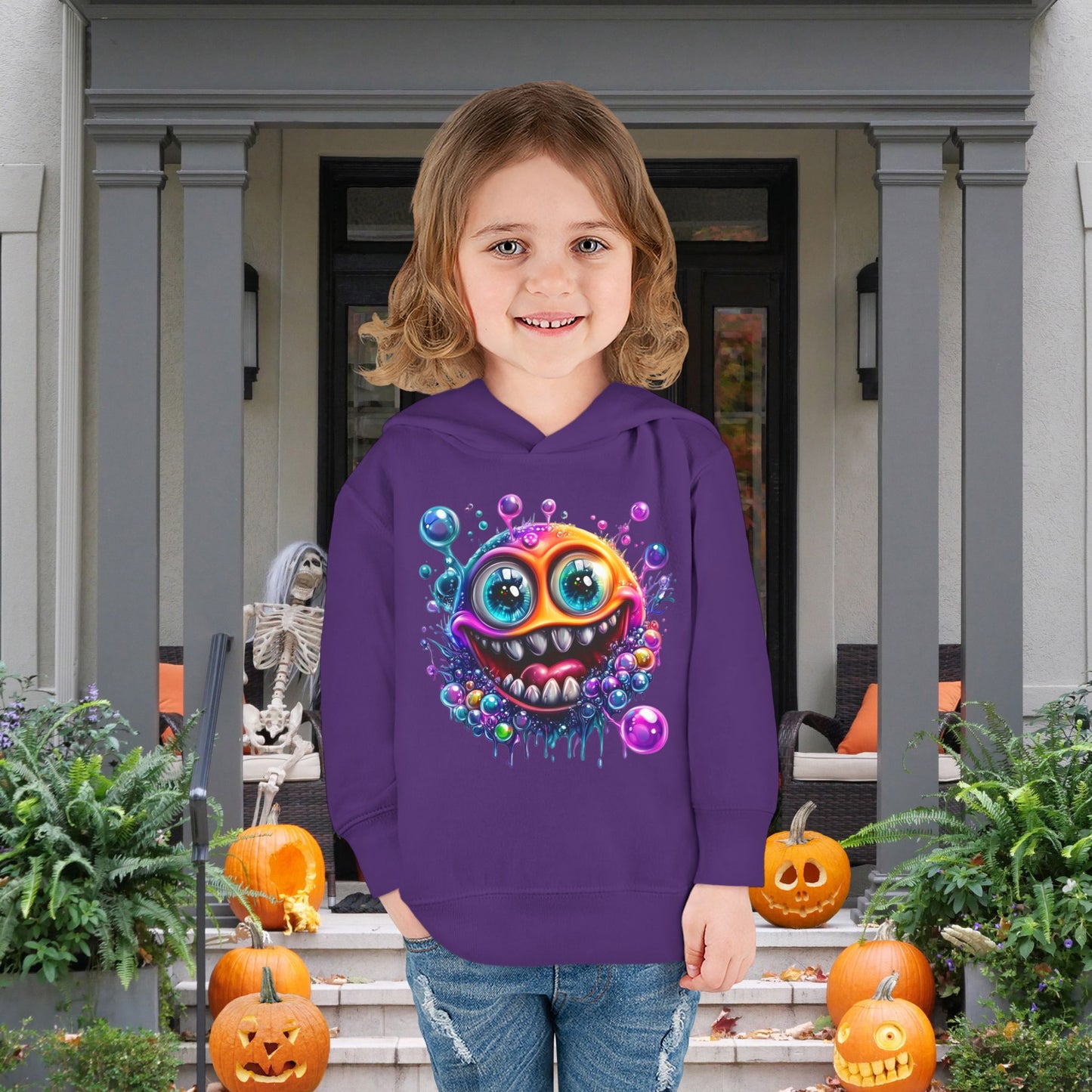 Bubbly Monster Toddler Hoodie
