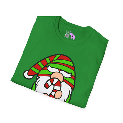 Candy Cane Crew Gnome Adult T-shirt