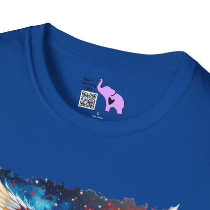 American Bald Eagle in Flight Adult T-shirt