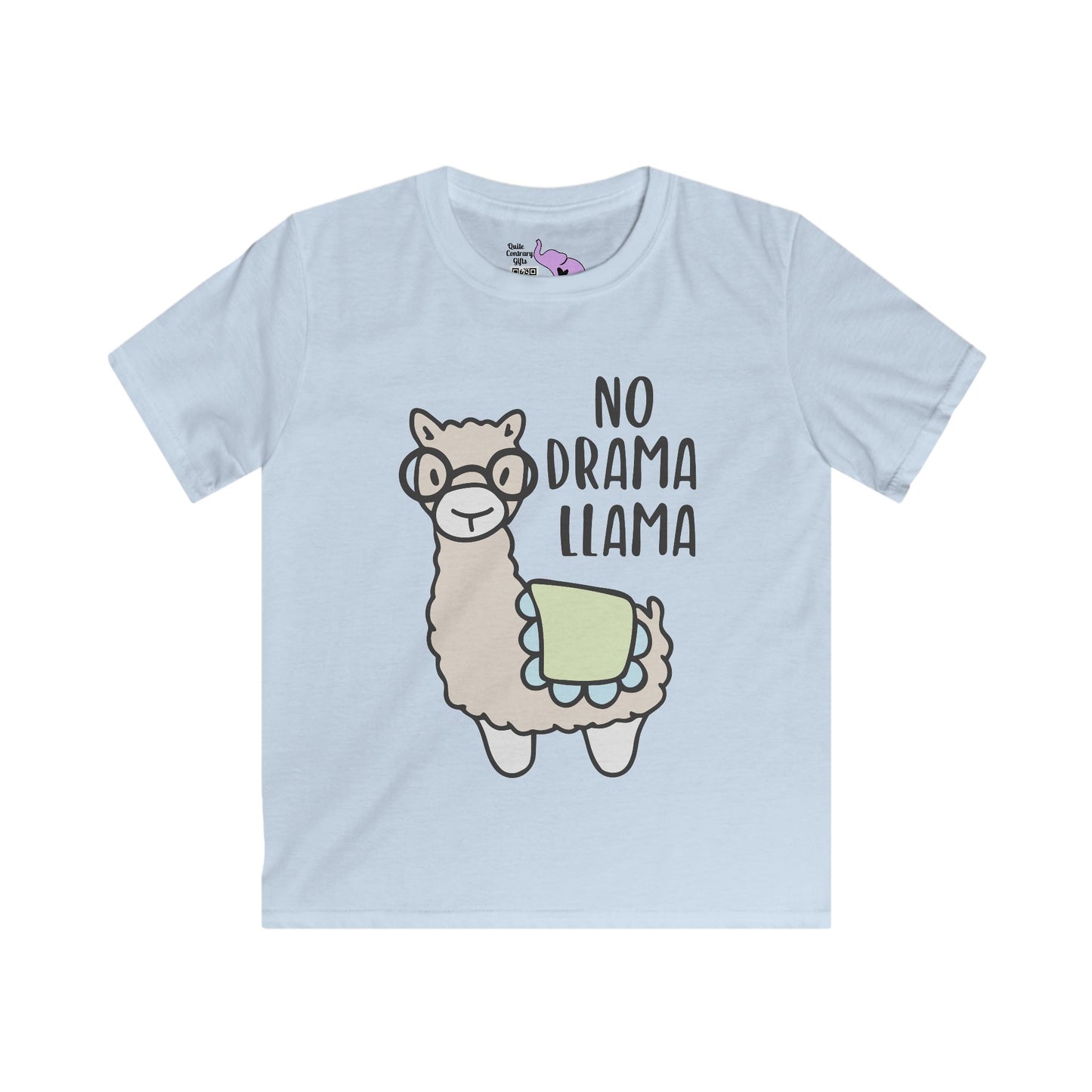 No Drama Llama Kids Softstyle Tee
