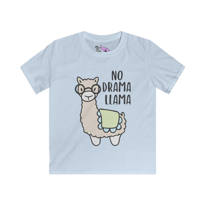No Drama Llama Kids Softstyle Tee