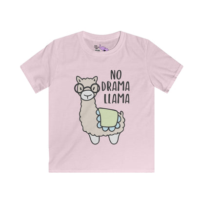 No Drama Llama Kids Softstyle Tee