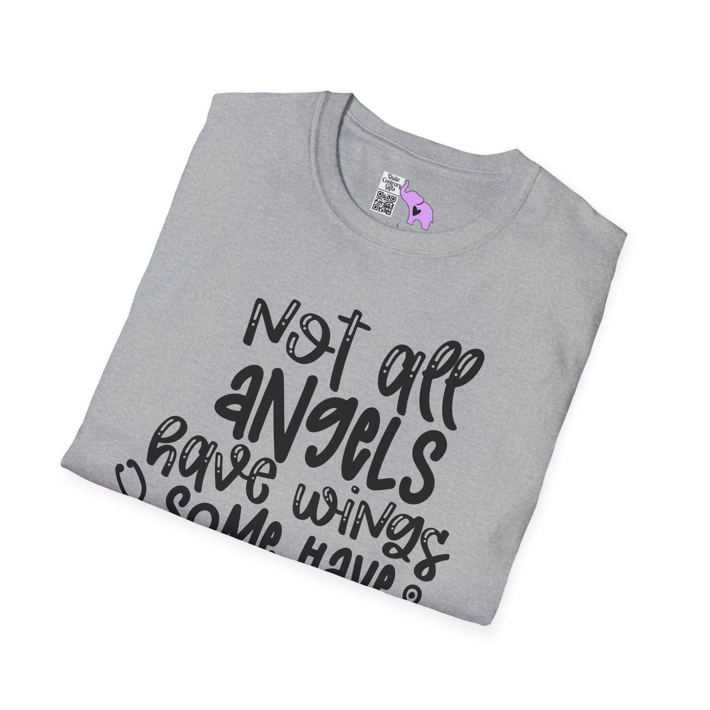Not All Angels Wear Capes Some Wear Stethoscopes Adult T-shirt