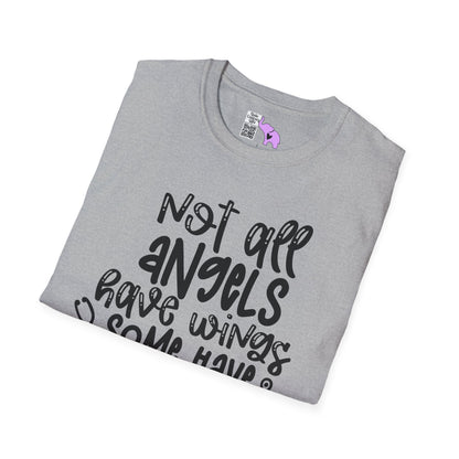 Not All Angels Wear Capes Some Wear Stethoscopes Adult T-shirt