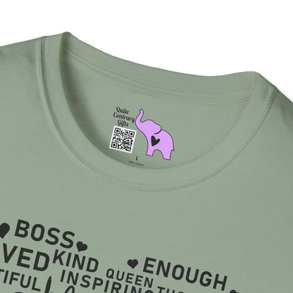 Mom Strong (Heart) Adult T-shirt