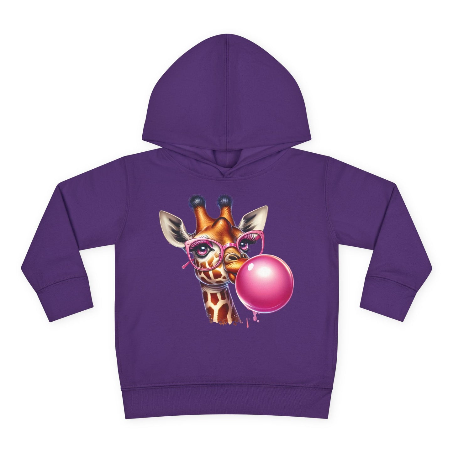 Girraffe Blowing Bubble Toddler Hoodie