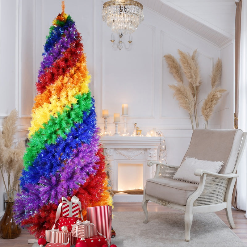 Colorful Rainbow Christmas Tree 6FT/7.5ft
