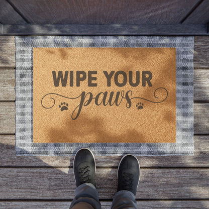 Wipe Your Paws Coconut Fiber Doormat