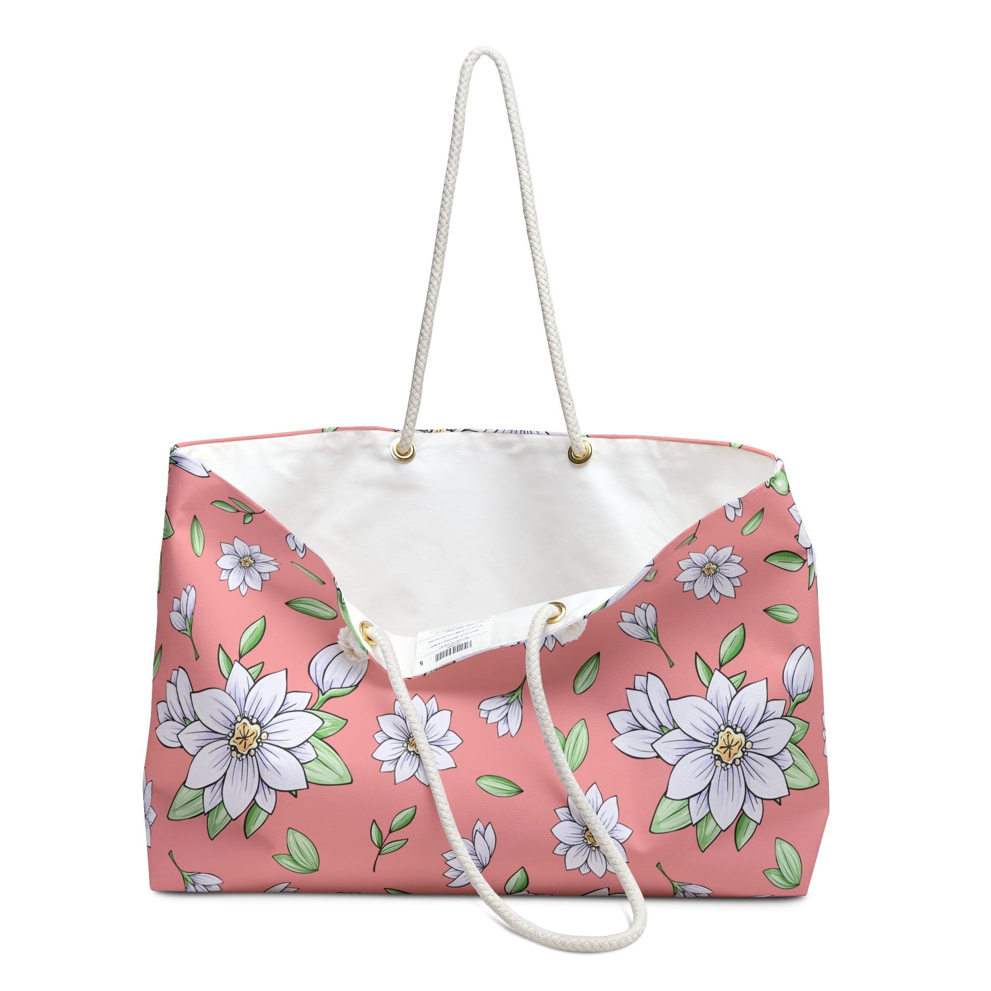 Jasmine Blush Garden Weekender Bag