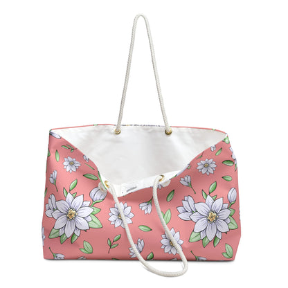 Jasmine Blush Garden Weekender Bag