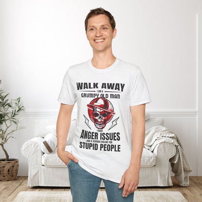 Walk Away I Am A Grumpy Old Man... Adult T-shirt