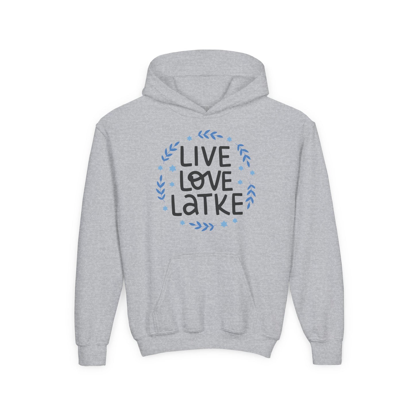 Hanukkah Live Love Latke Youth Hoodie
