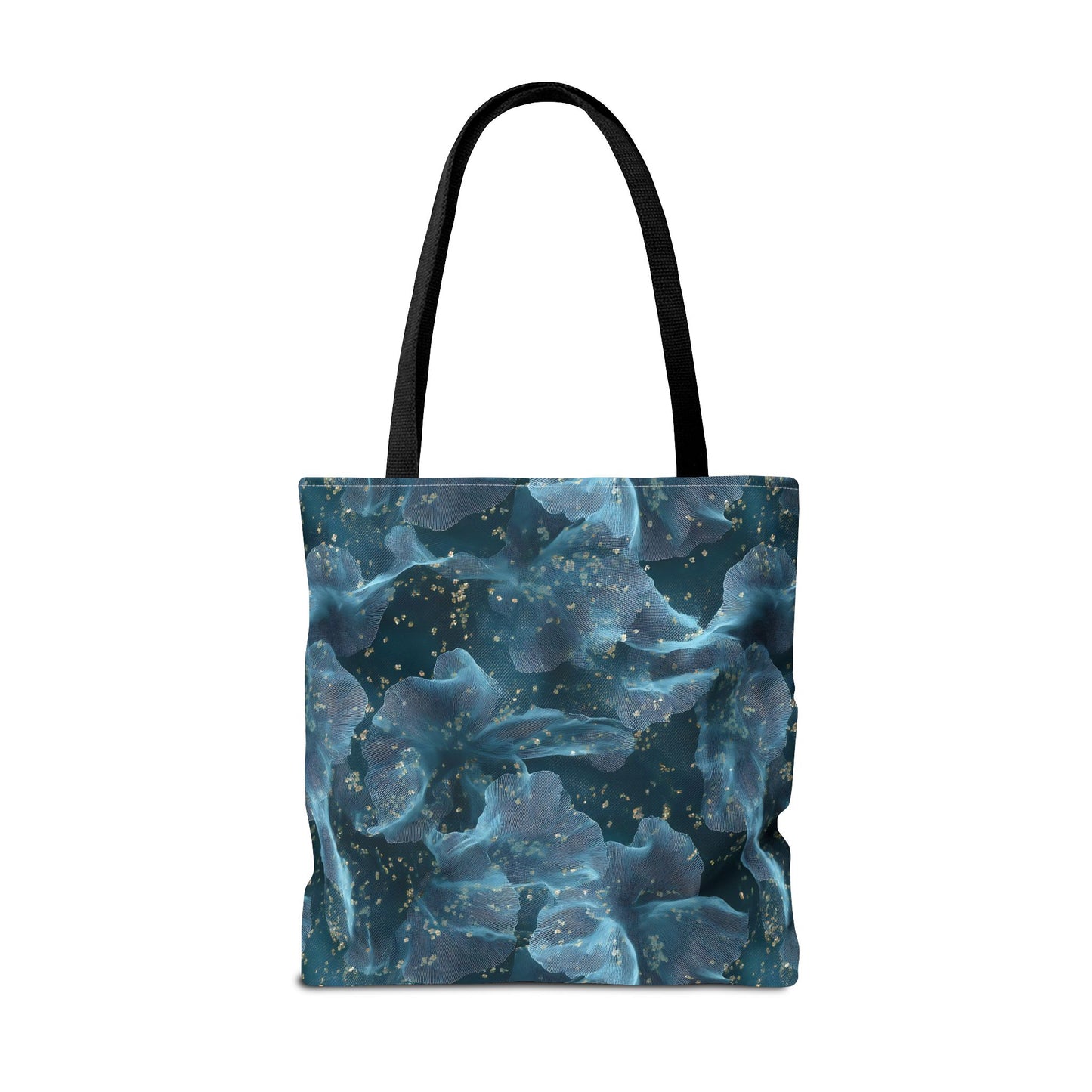 Midnight Sheer & Lace Canvas Tote Bag