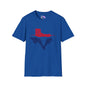 Red & Blue Texas Longhorn Adult Tshirt