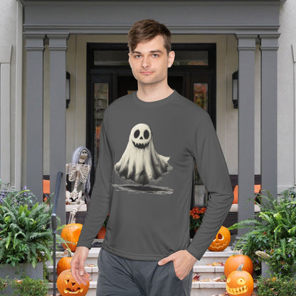 Cute Ghost Adult Long Sleeve Tee
