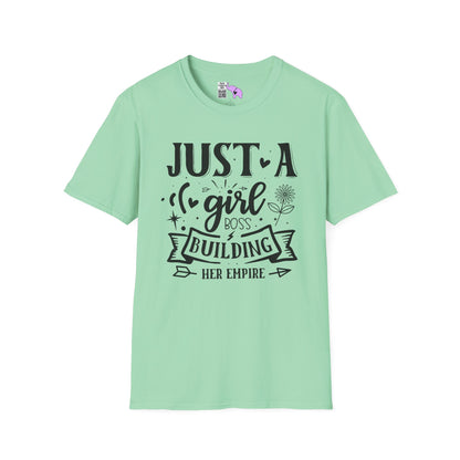 Just A Girl Boss Building Her Empire Adult T-shirt