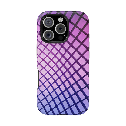 Midnight Mist Mosaic MagSafe® Compatible Tough Case for iPhone