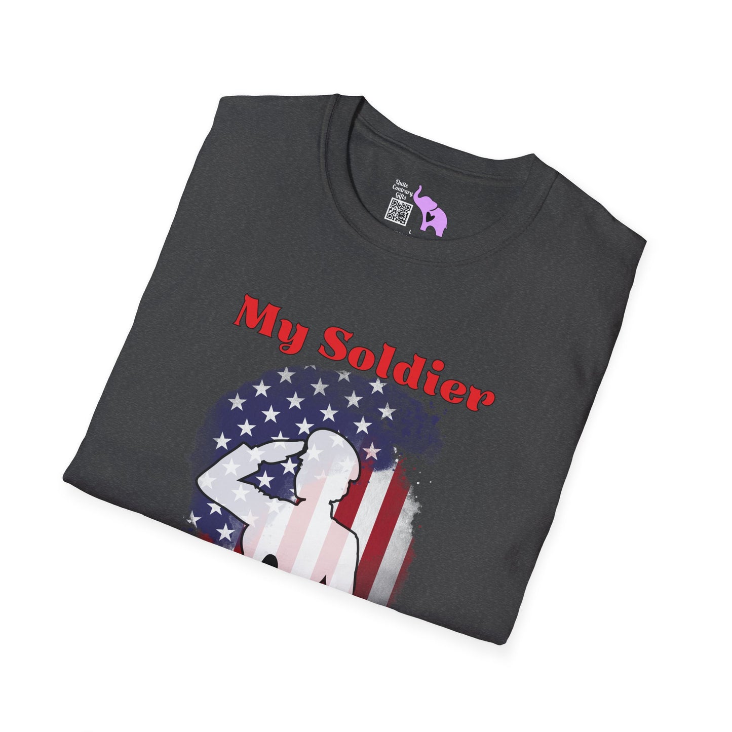 My Soldier My Daughter (Mom) Adult T-shirt