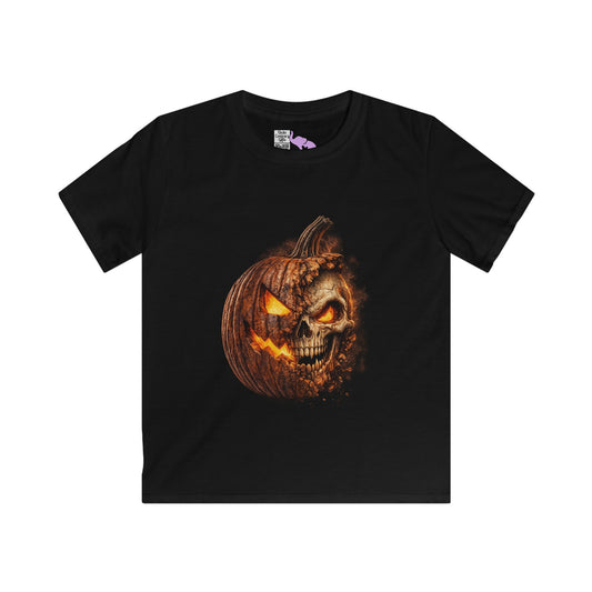 Crumbling Jack-O'-Lantern Youth Softstyle Tee