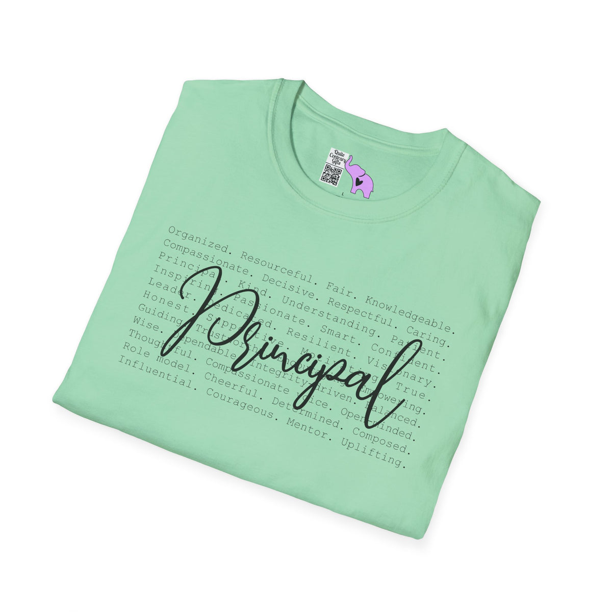 Principal (Descriptive Words) Adult T-shirt