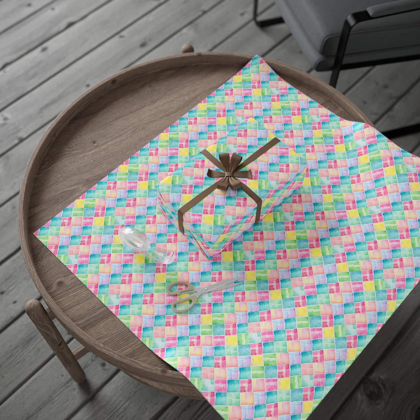 Watercolor Weave Wrapping Paper