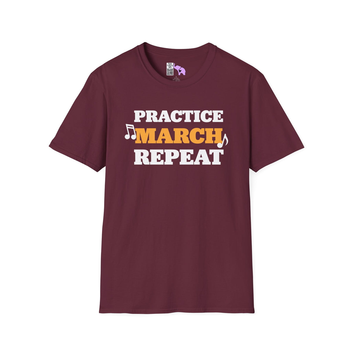 ""Practice March Repeat Adult T-shirt
