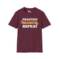 ""Practice March Repeat Adult T-shirt