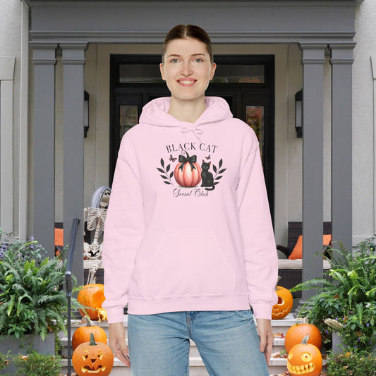 Black Cat Social Club Heavy Blend™ Hooded Sweatshirt
