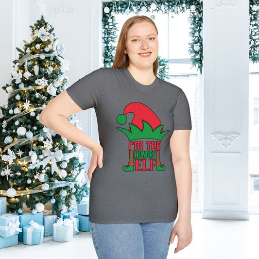 I'm The Hungry Elf Adult T-shirt