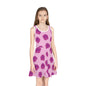 Rosy Dream Peonies Girls' Sleeveless Sundress