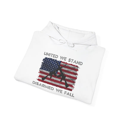 United We Stand Disarmed We Fall Heavy Blend™ Hooded Sweatshirt