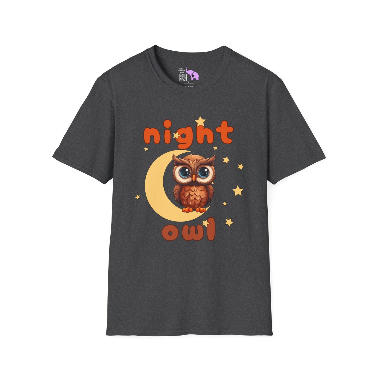 Night Owl Adult T-shirt