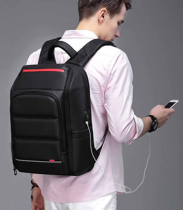 Waterproof Backpack with External USB Charging Port