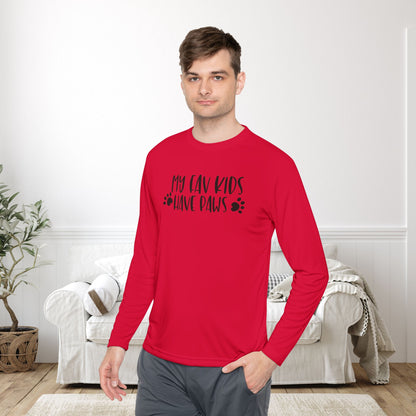 My Fav Kids Have Paws Adult Long Sleeve Tee