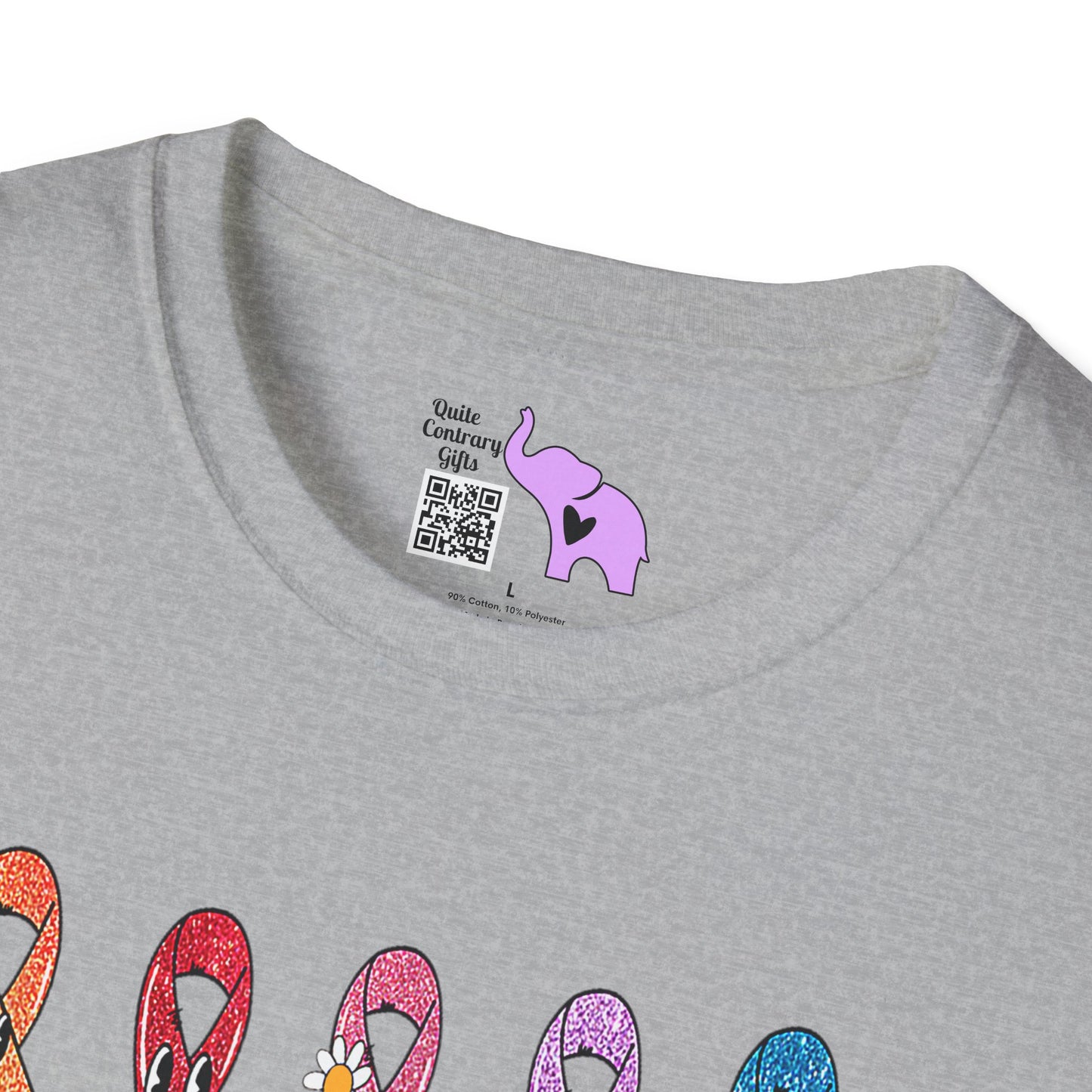 Fight Cancer in All Colors 1 Adult T-shirt