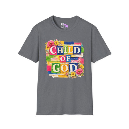 Child of God (Lace Collage) Adult T-shirt