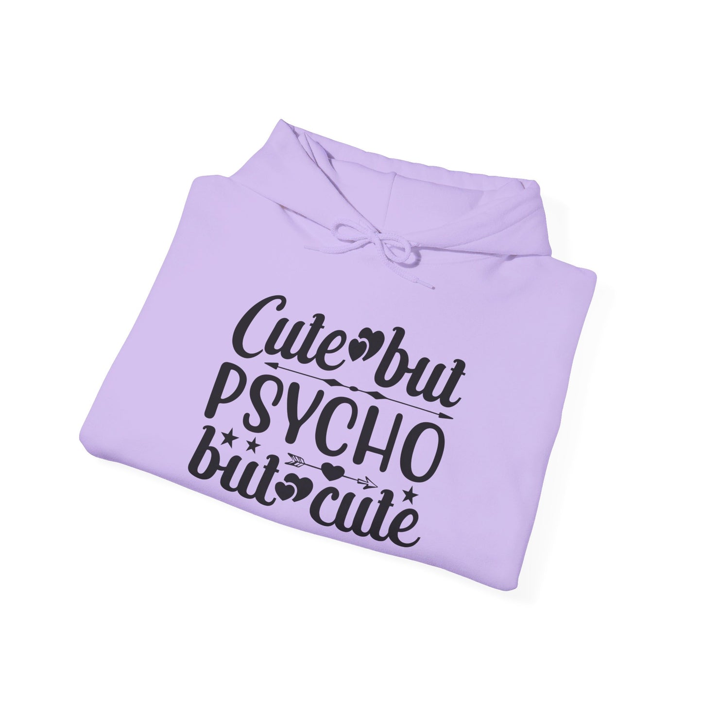 Cute But Psycho But Cute Heavy Blend™ Hooded Sweatshirt