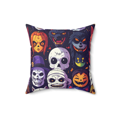 Monster Mash Up Throw Pillow