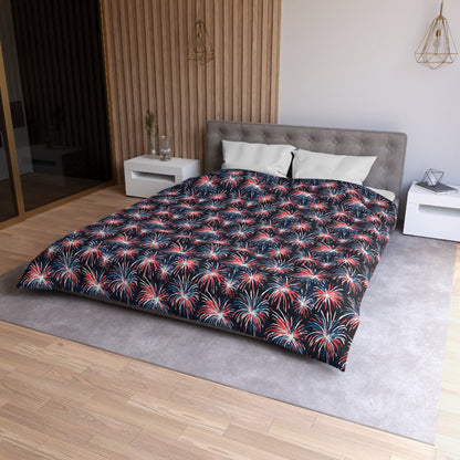 Rocket's Red Glare Microfiber Duvet Cover