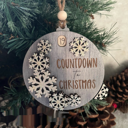 Countdown 3D Christmas Ornaments