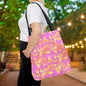 Sunset Sorbet Camo Canvas Tote Bag
